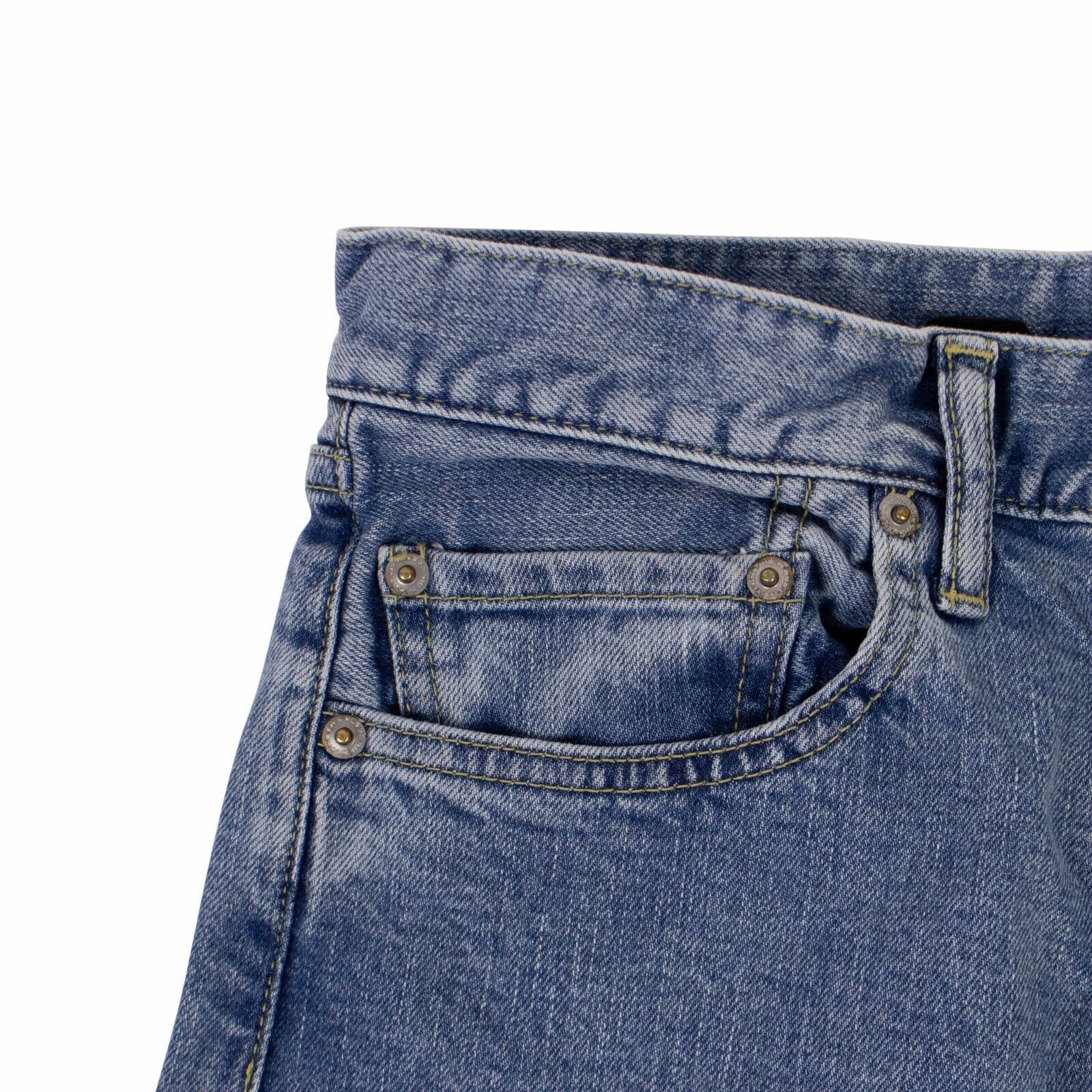 Vlone Zipper Jeans - Blue