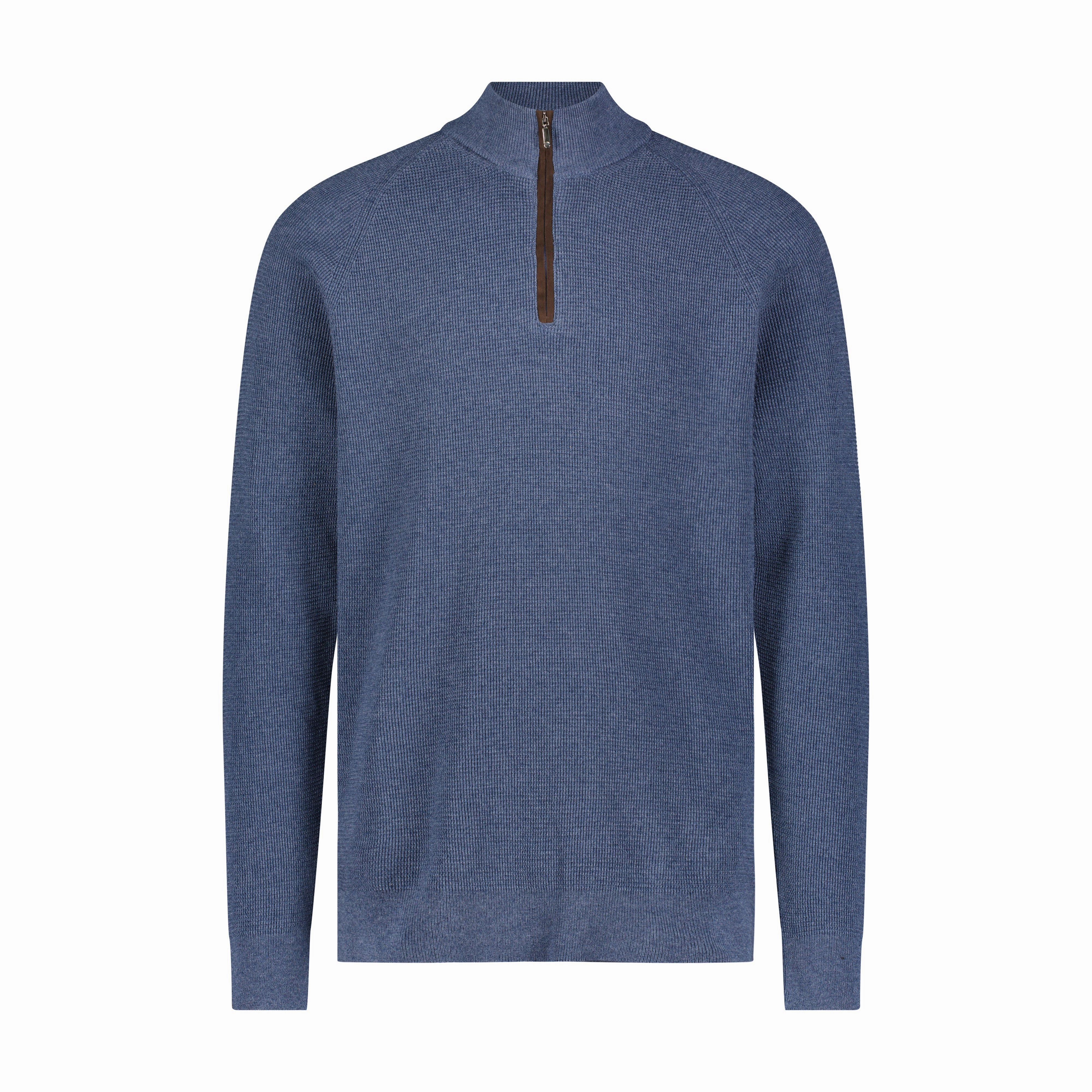 Waffle Weave Quarter Zip chunky knit discount