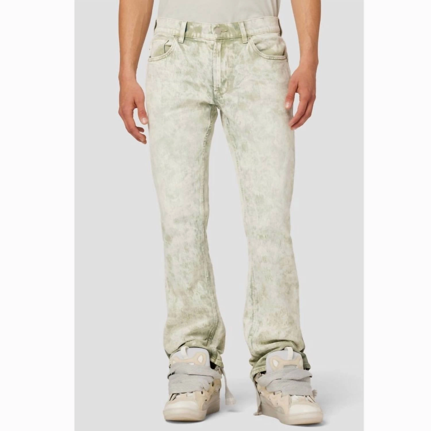 Walker Kick Flare Jeans In Acid Army Wash