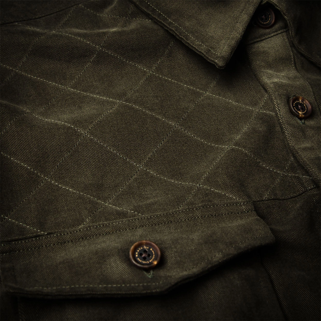 Westley Richards The Expedition Safari Shirt Brushed Green