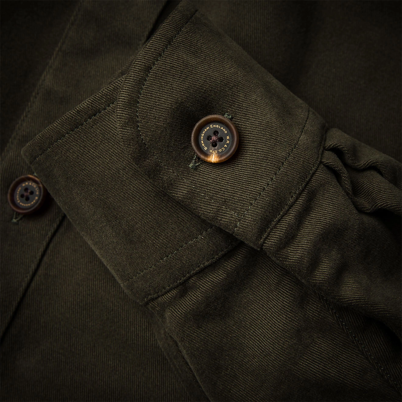 Westley Richards The Expedition Safari Shirt Brushed Green