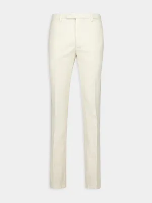 White Classic Fit Trousers Bottoms Mens - cheap mens shorts online