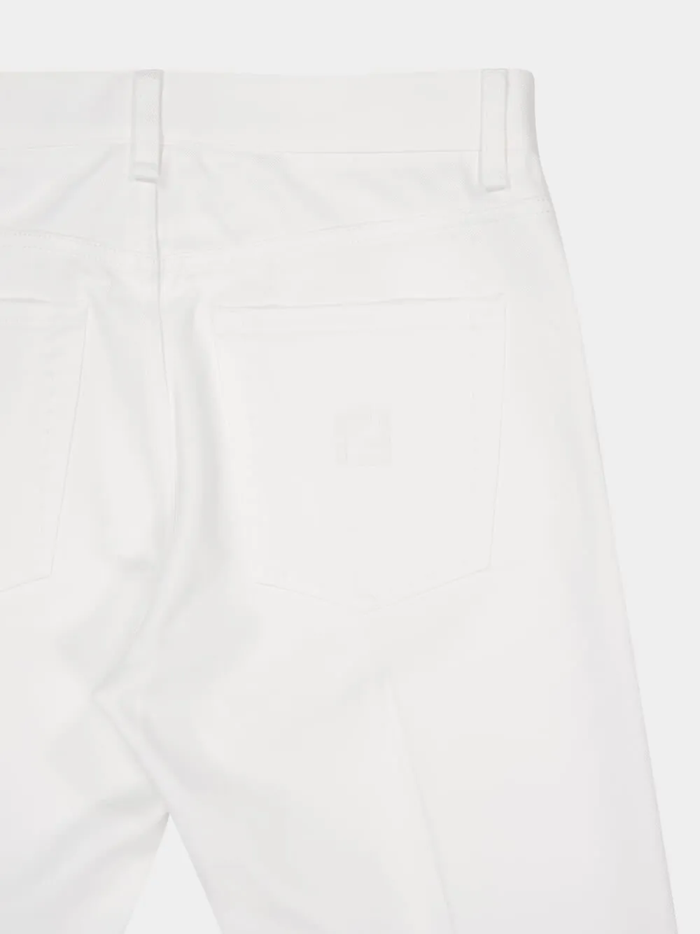 White Selleria Straight-Leg Jeans