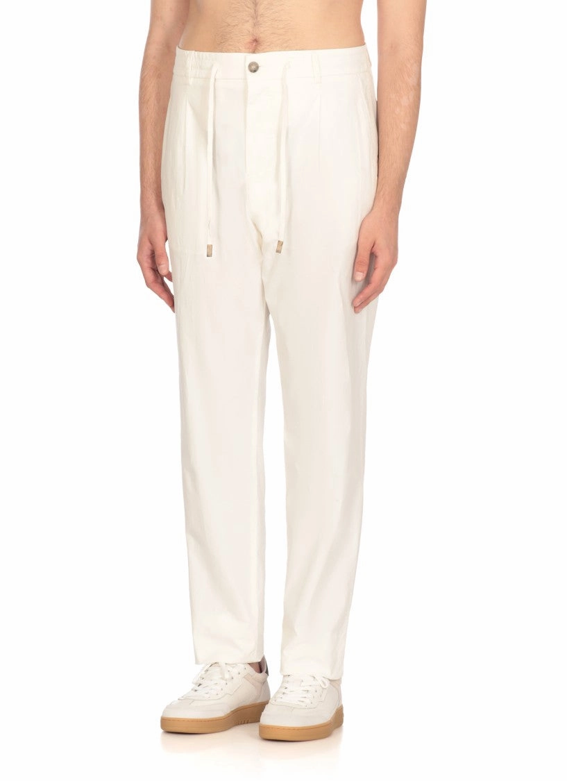 White Cotton Pants