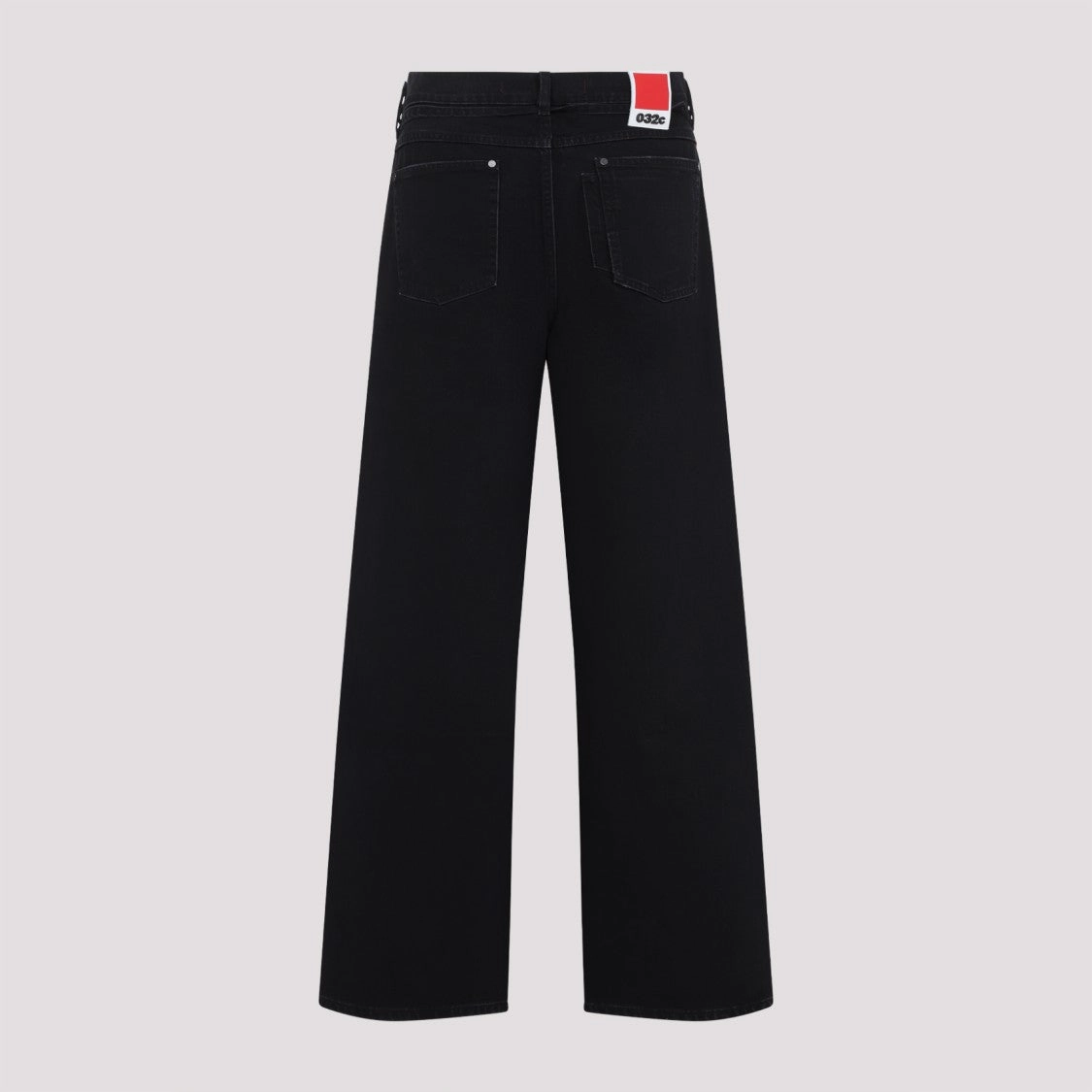 Wide-Leg Black Jeans With High Waist