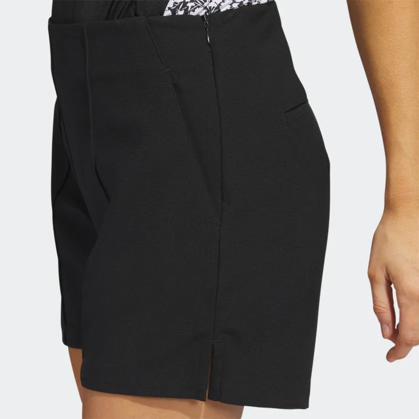 Women's adidas Pintuck 5-Inch Pull-On Golf Shorts