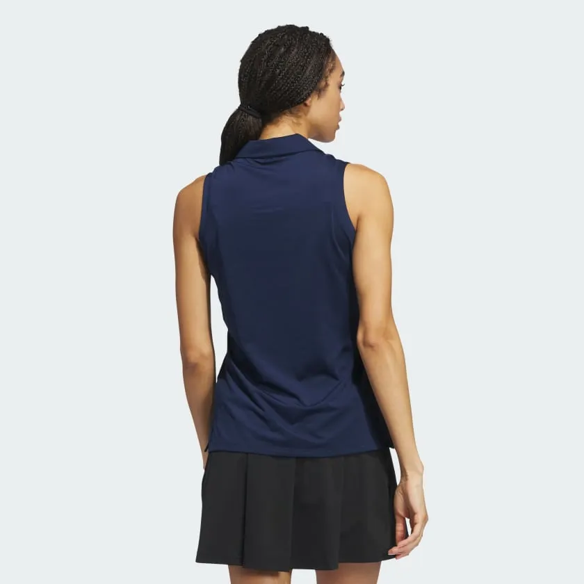 Women's adidas Ultimate365 Solid Sleeveless Polo Shirt