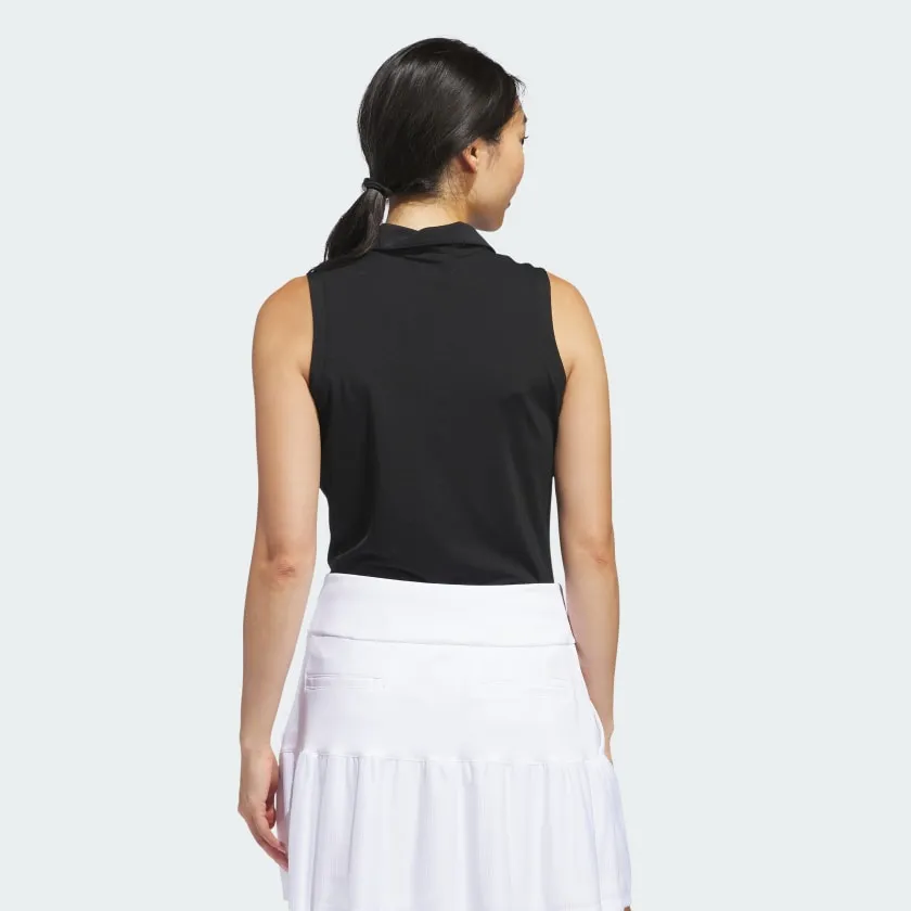 Women's adidas Ultimate365 Solid Sleeveless Polo Shirt