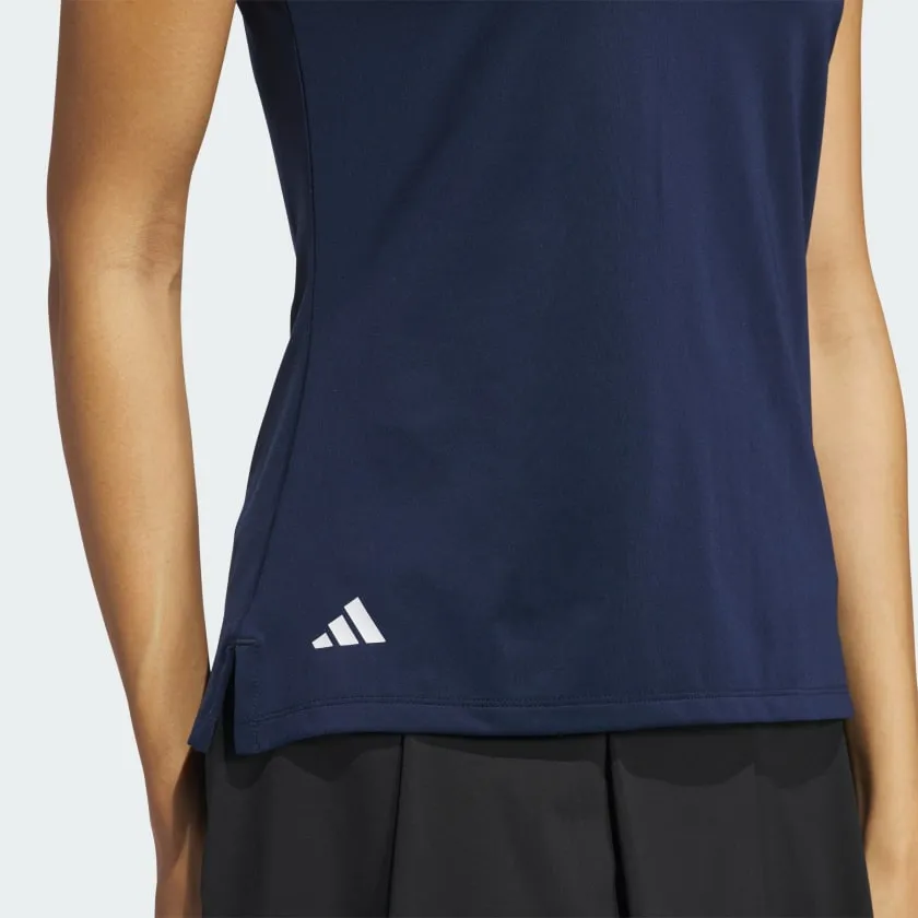 Women's adidas Ultimate365 Solid Sleeveless Polo Shirt