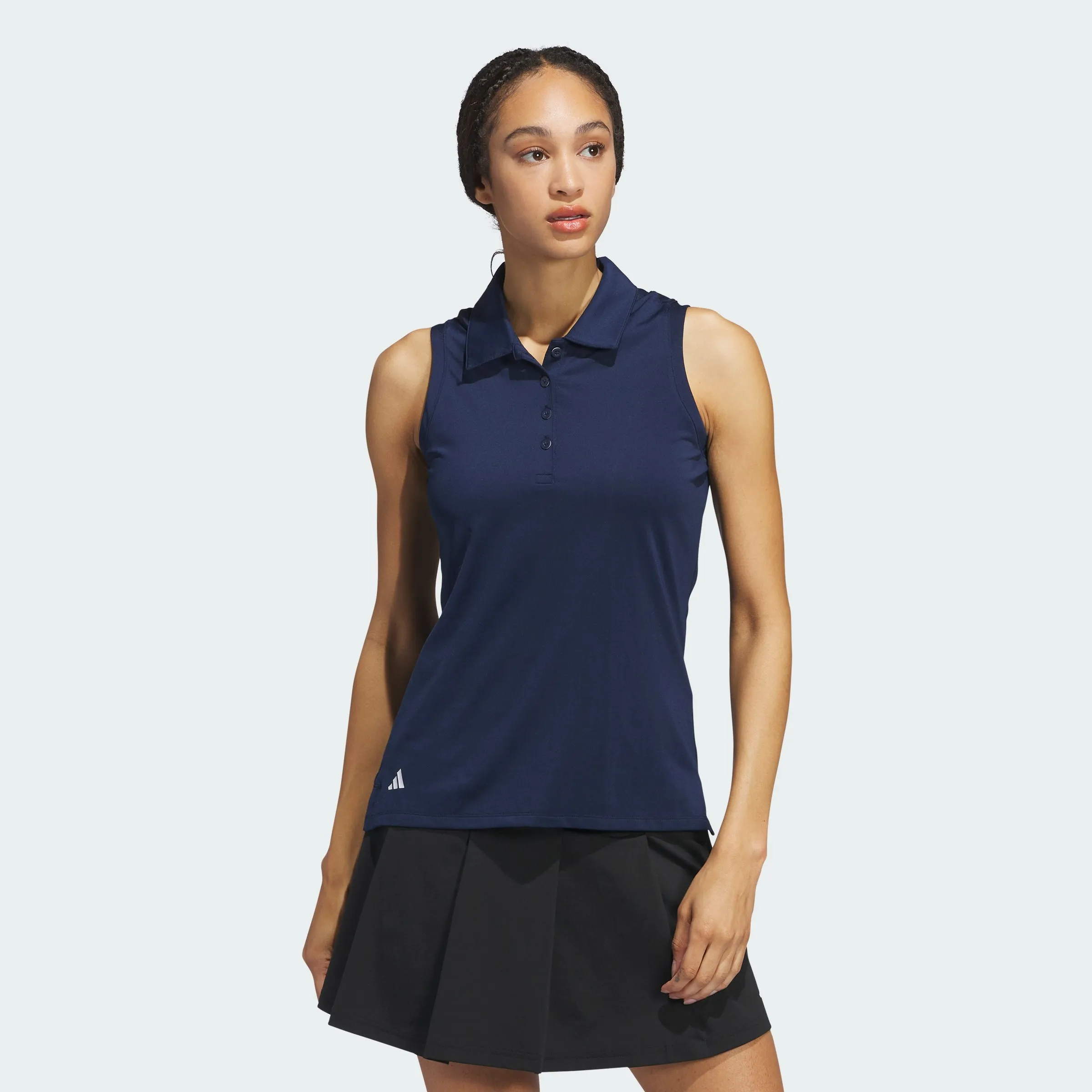 Women's adidas Ultimate365 Solid Sleeveless Polo Shirt