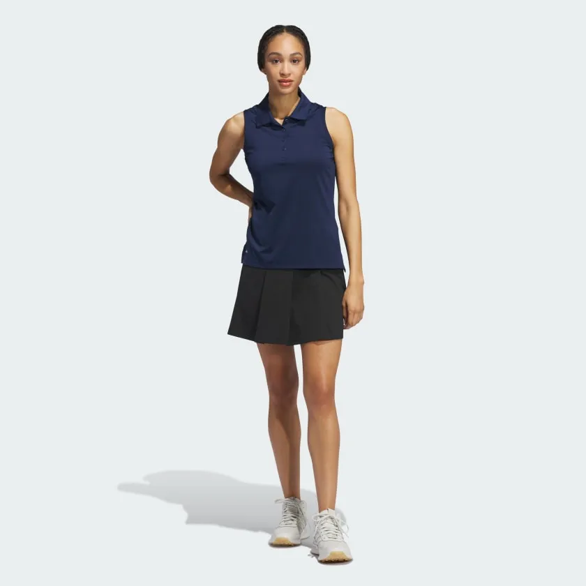 Women's adidas Ultimate365 Solid Sleeveless Polo Shirt