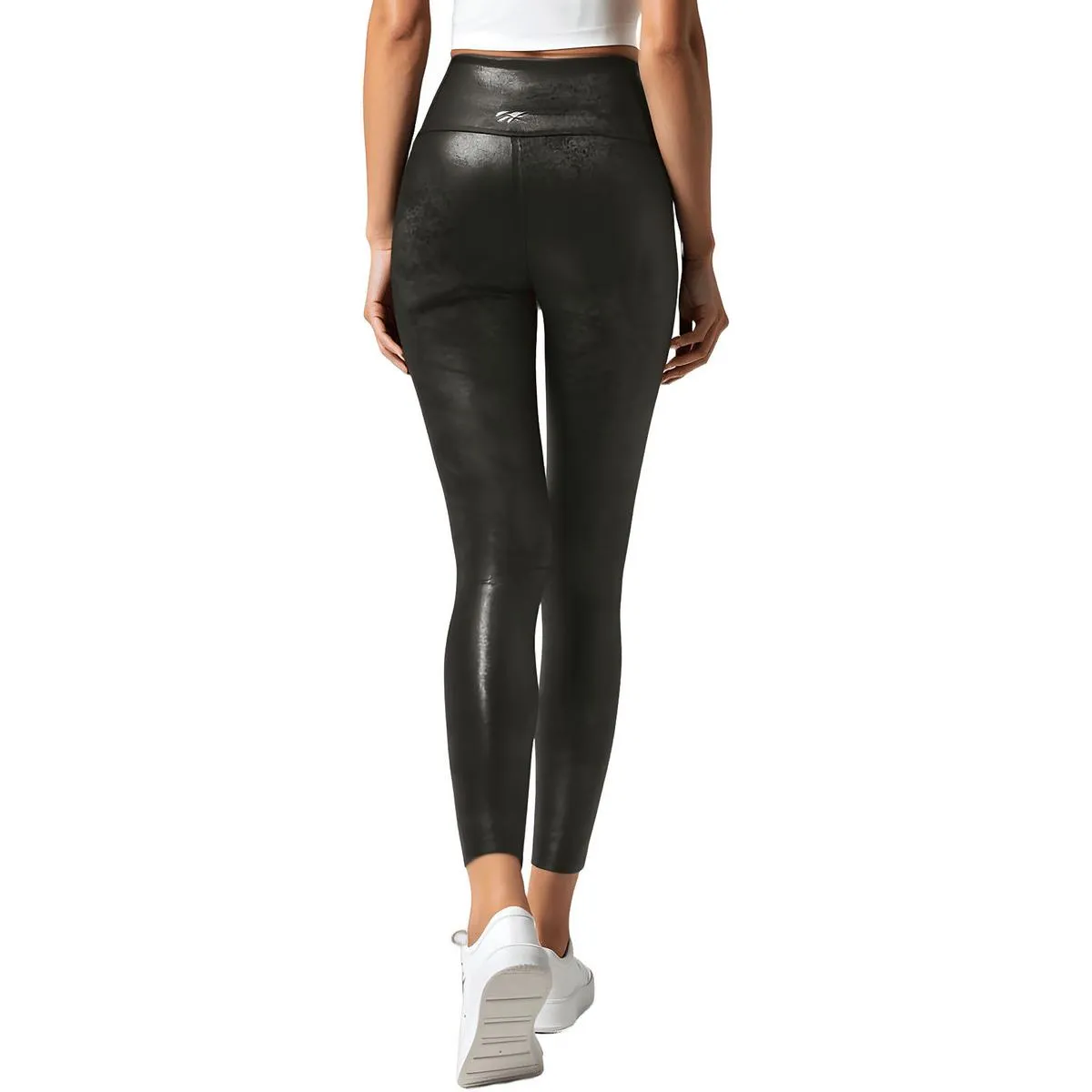 Womens Coated Polyester Athletic Leggings