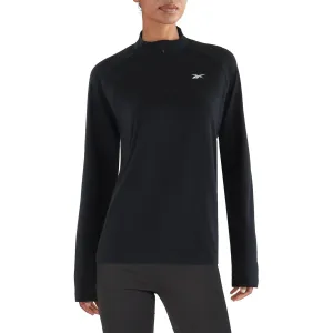 Womens Logo Polyester 1/2 Zip Top Activewear Womens - yoga pants clearance