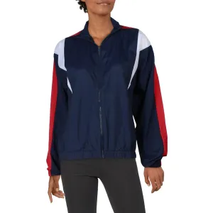 Womens Pocket Nylon Track Jacket Activewear Womens - gym outfits discount