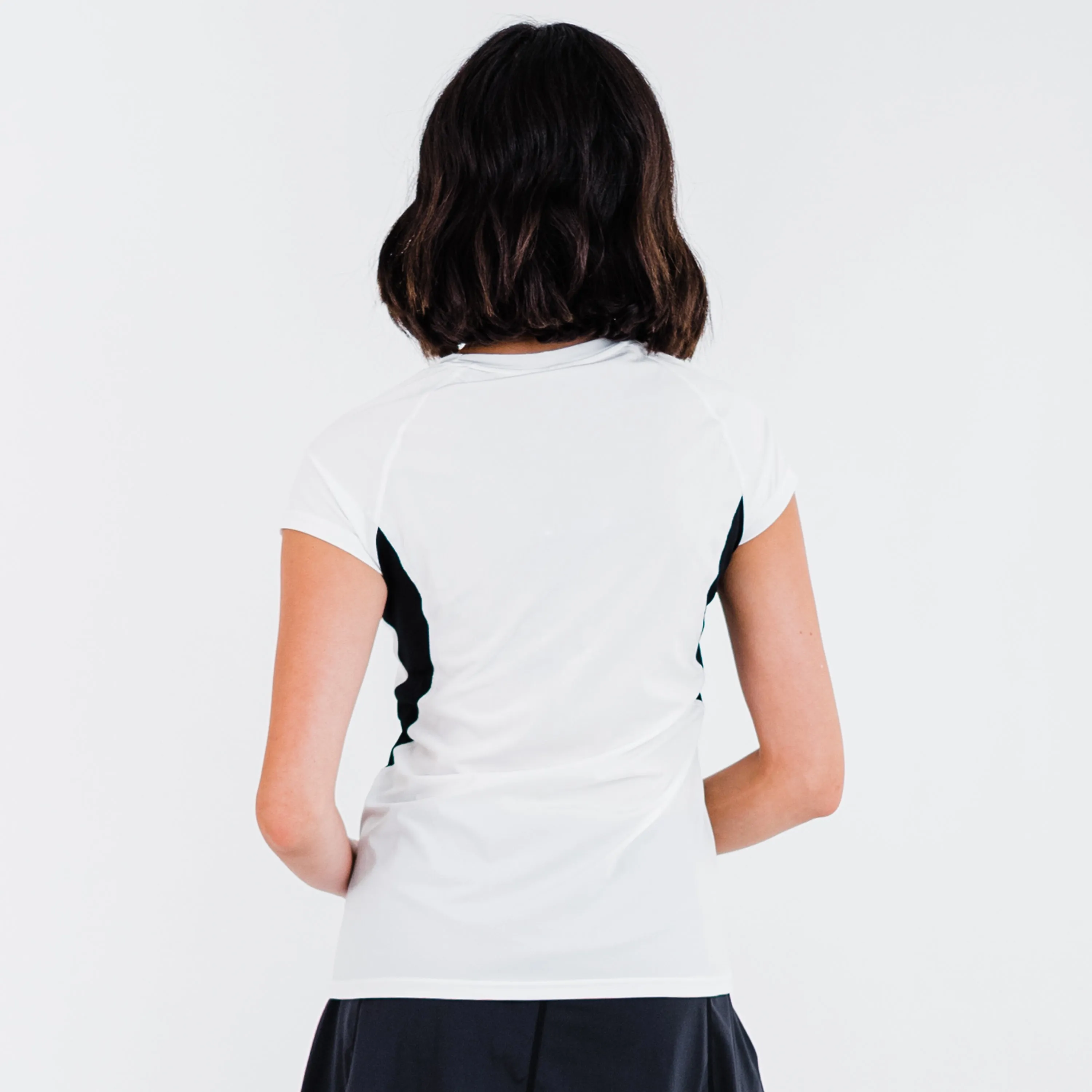Women's Pro Cap Sleeve Performance Top With Mesh Panels