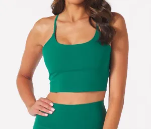 Women's Pure Bra In Emerald Activewear Womens - fitness leggings online
