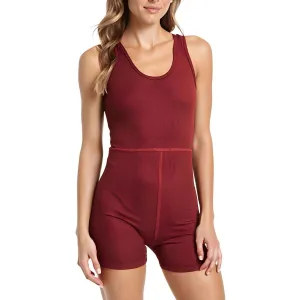 Womens Ribbed Nylon Romper Activewear Womens - gym outfits discount