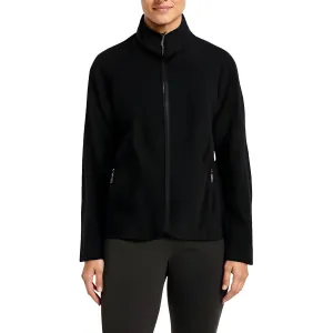 Womens Solid Wool Zip-Up Jacket Activewear Womens - gym outfits discount