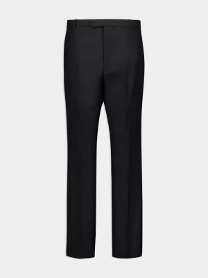 Wool Blend Twill Trousers Bottoms Mens - cheap mens shorts online