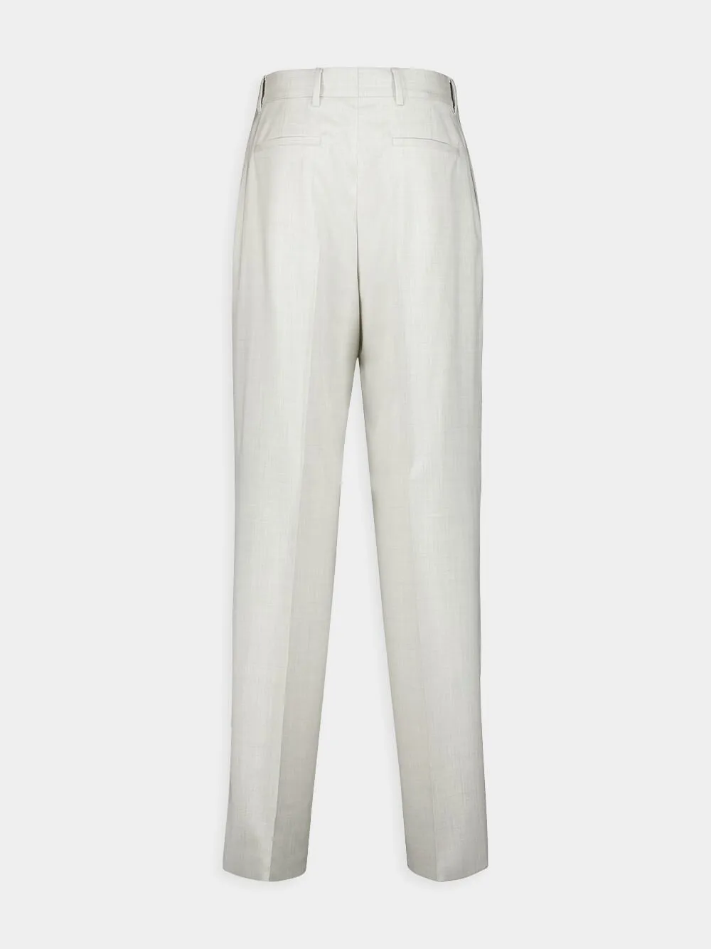 Wool Wide-Leg Pants