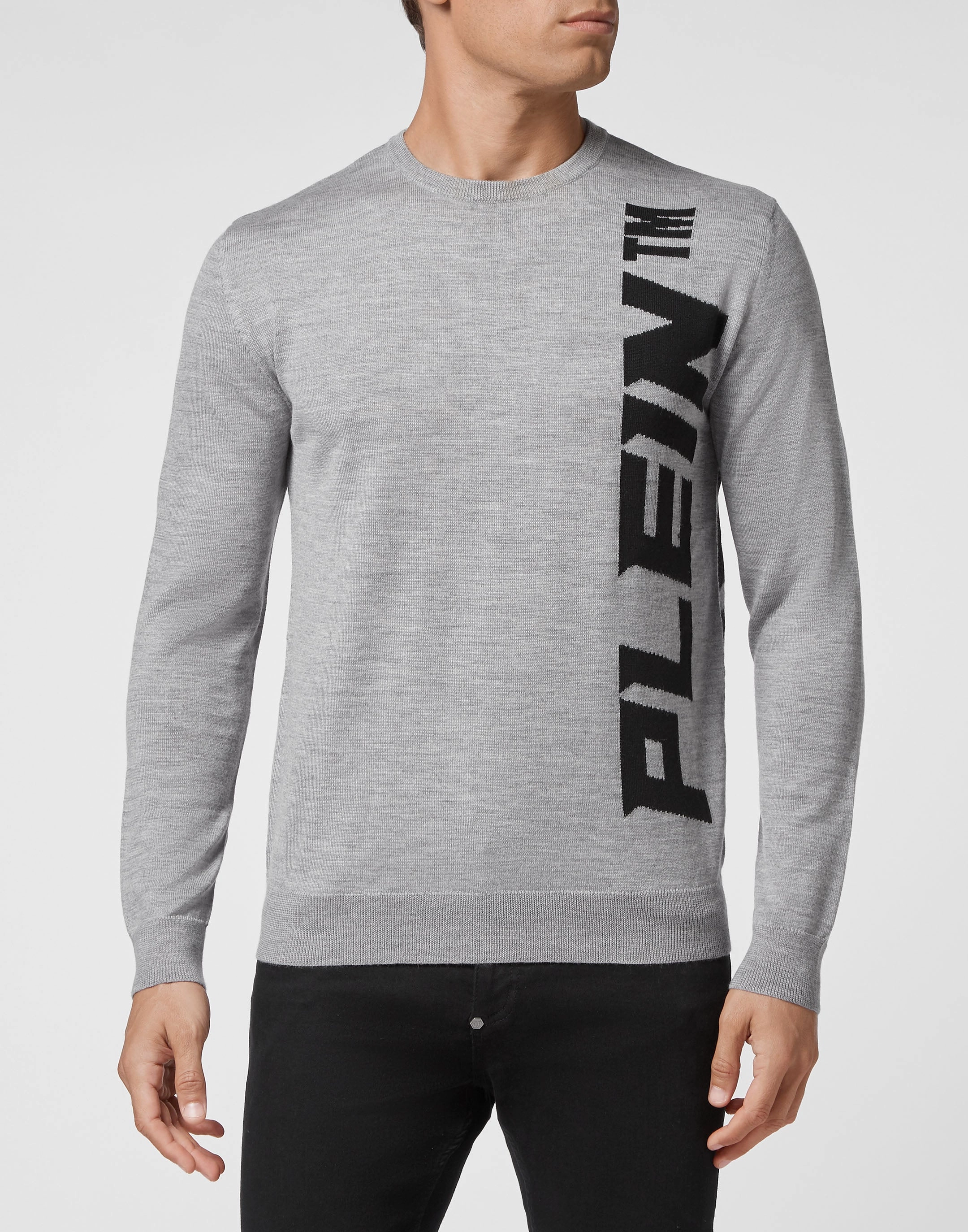 Wool Pullover Round Neck LS