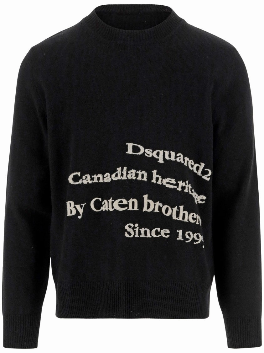 Wool Pullover With Logo cashmere sweaters sale