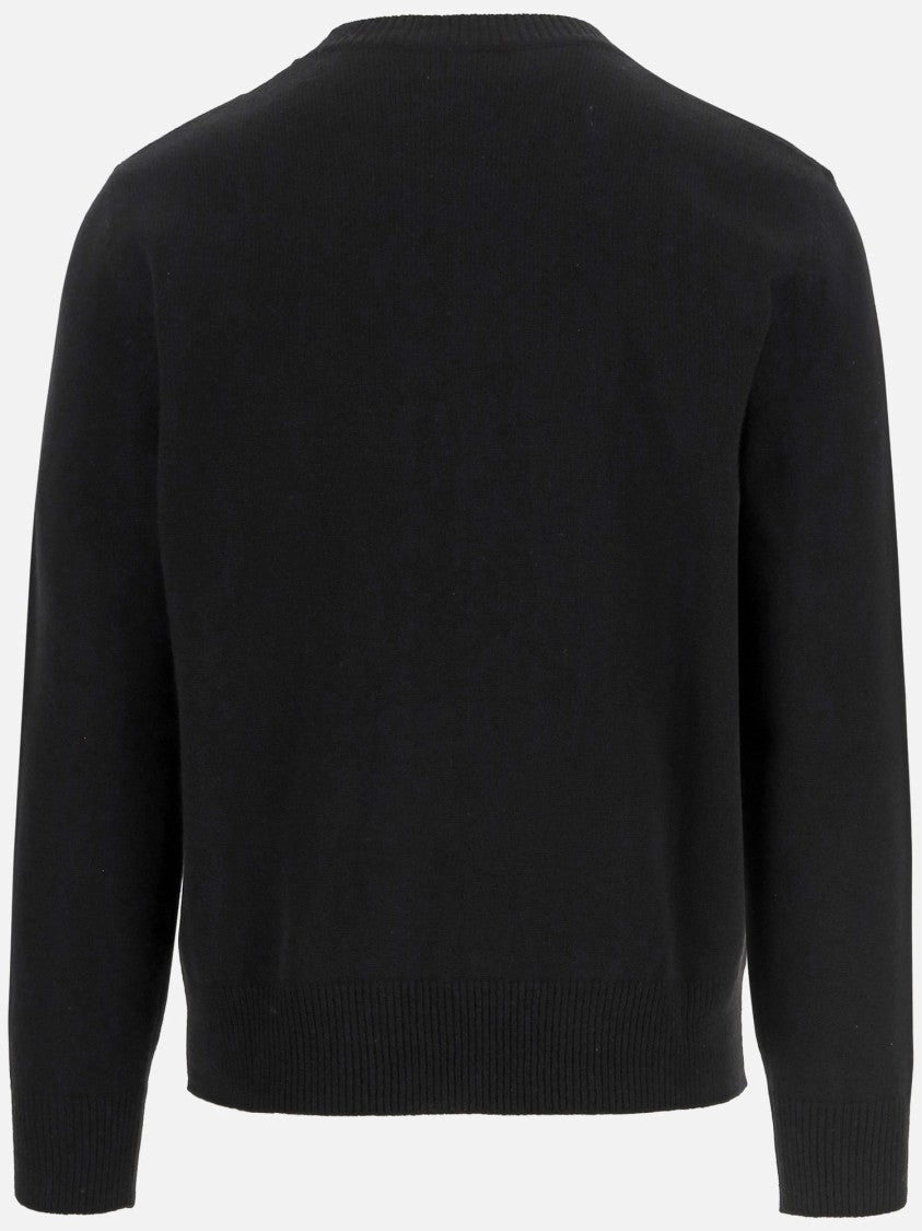 Wool Pullover With Logo