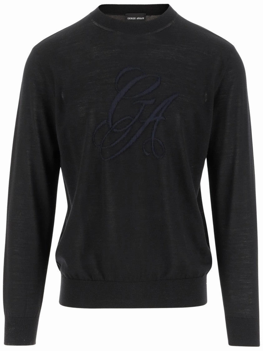 Wool Sweater With Logo cashmere sweaters sale