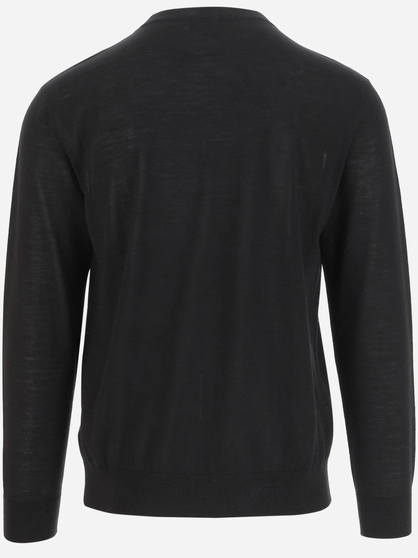 Wool Sweater With Logo