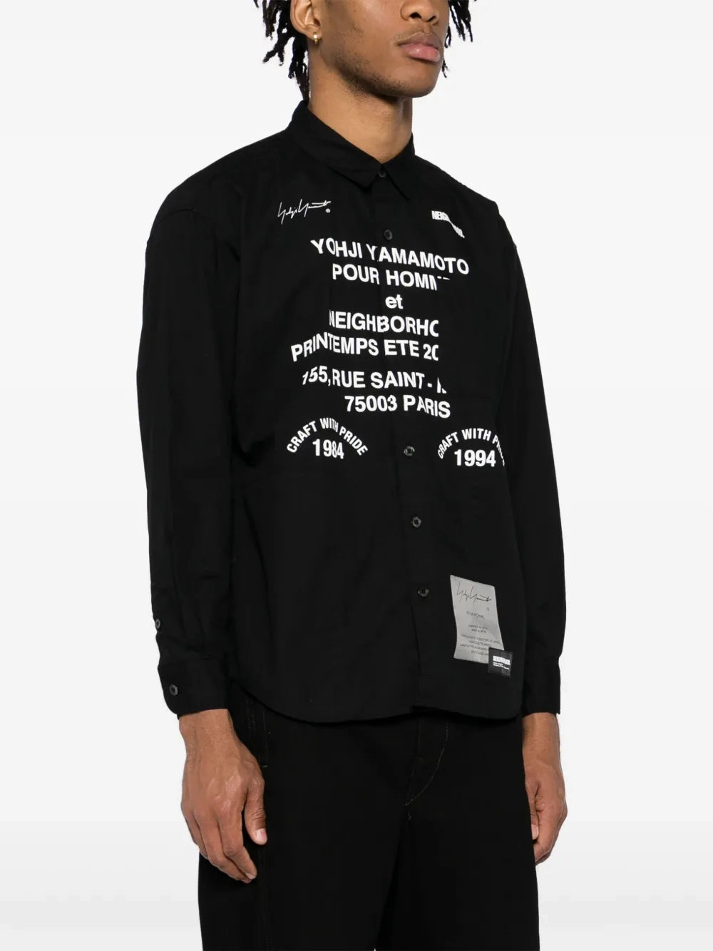 X Neighborhood Printed Long-Sleeves Shirt