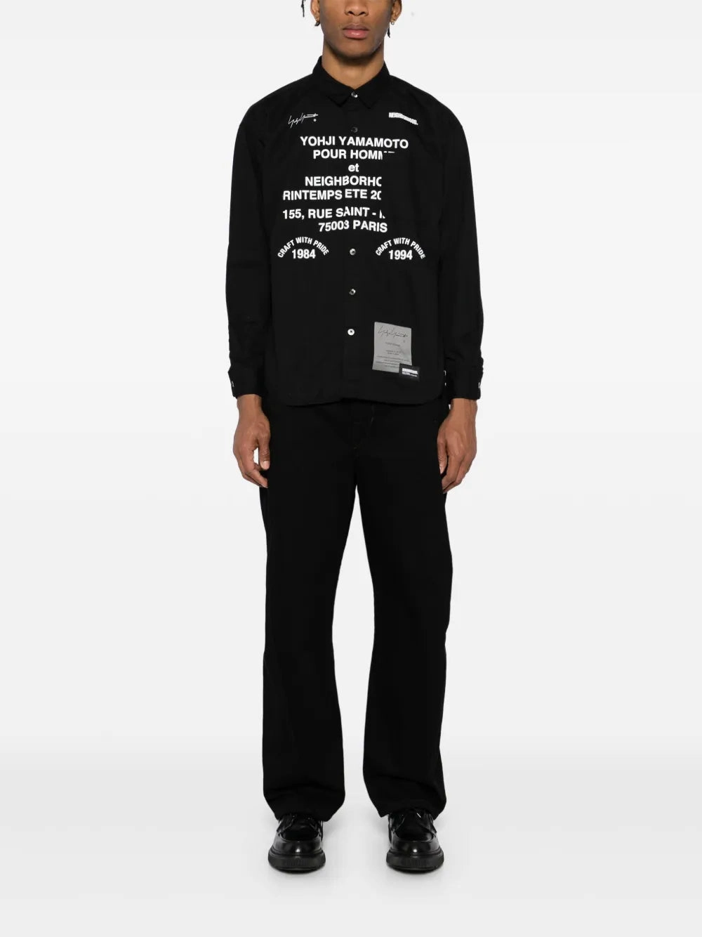 X Neighborhood Printed Long-Sleeves Shirt
