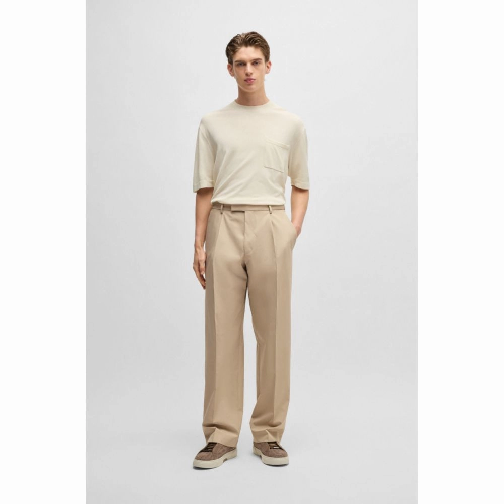 x Shohei Ohtani Trousers in water-repellent cotton twill