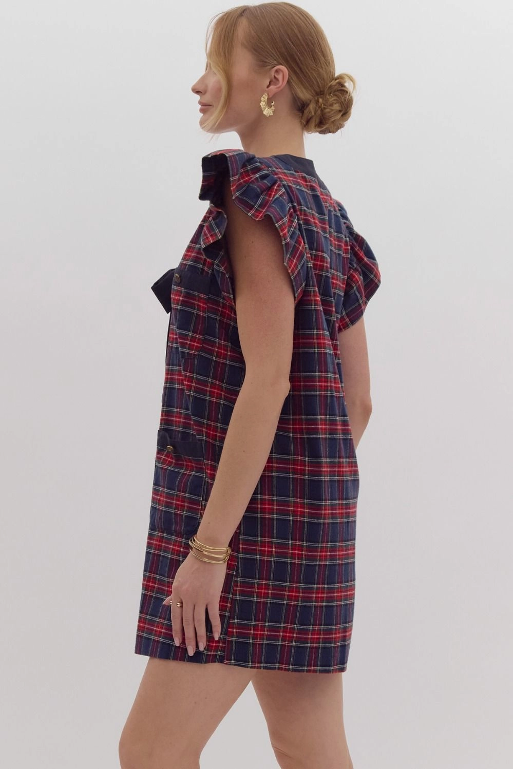 Yuletide Plaid Perfection Dress