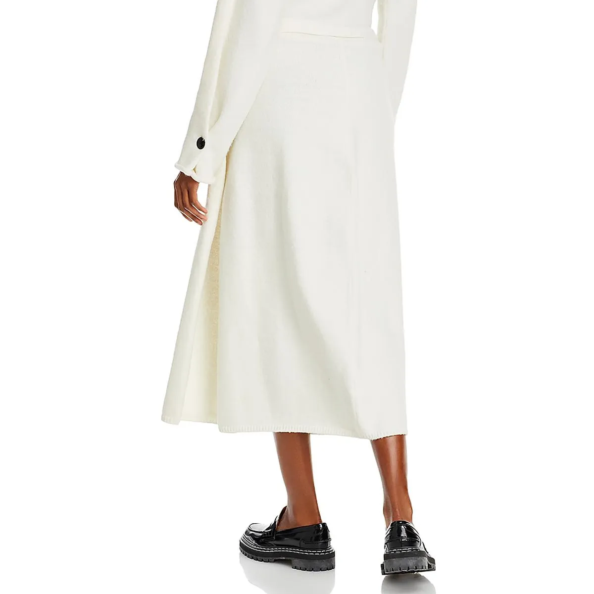 Zadie Womens Knit Long Wrap Skirt