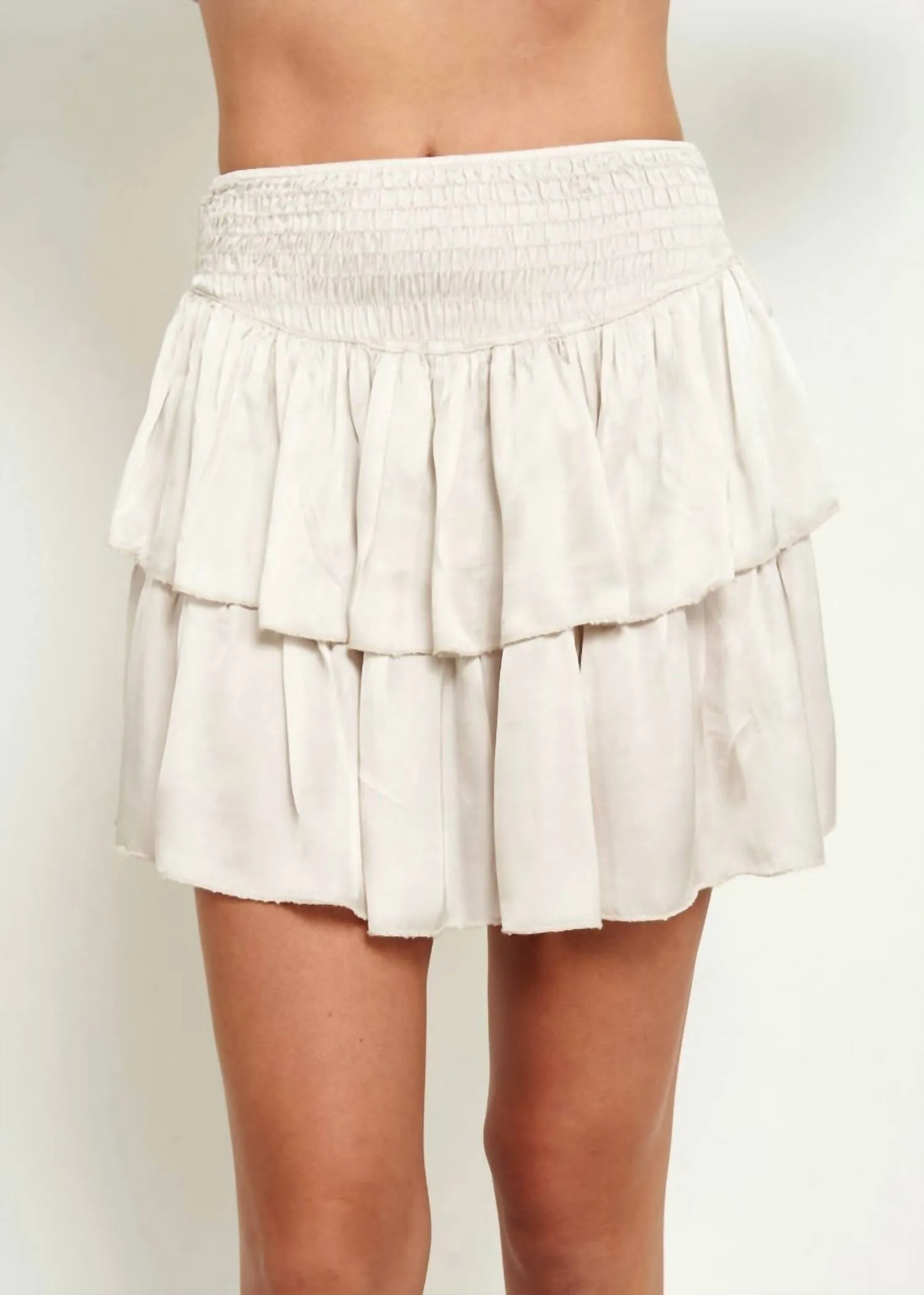 Zaya Skirt In Champagne