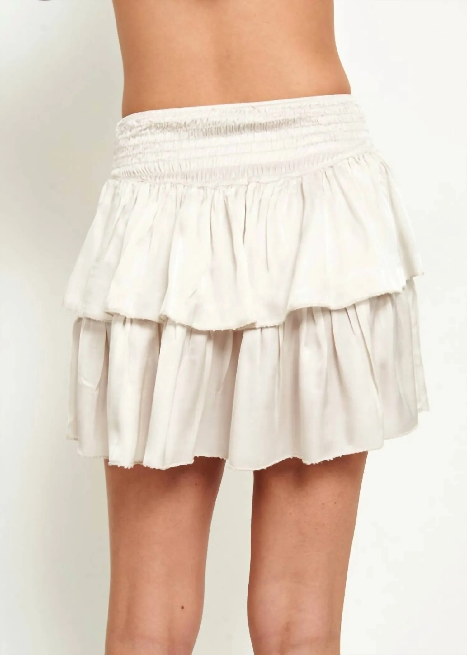 Zaya Skirt In Champagne
