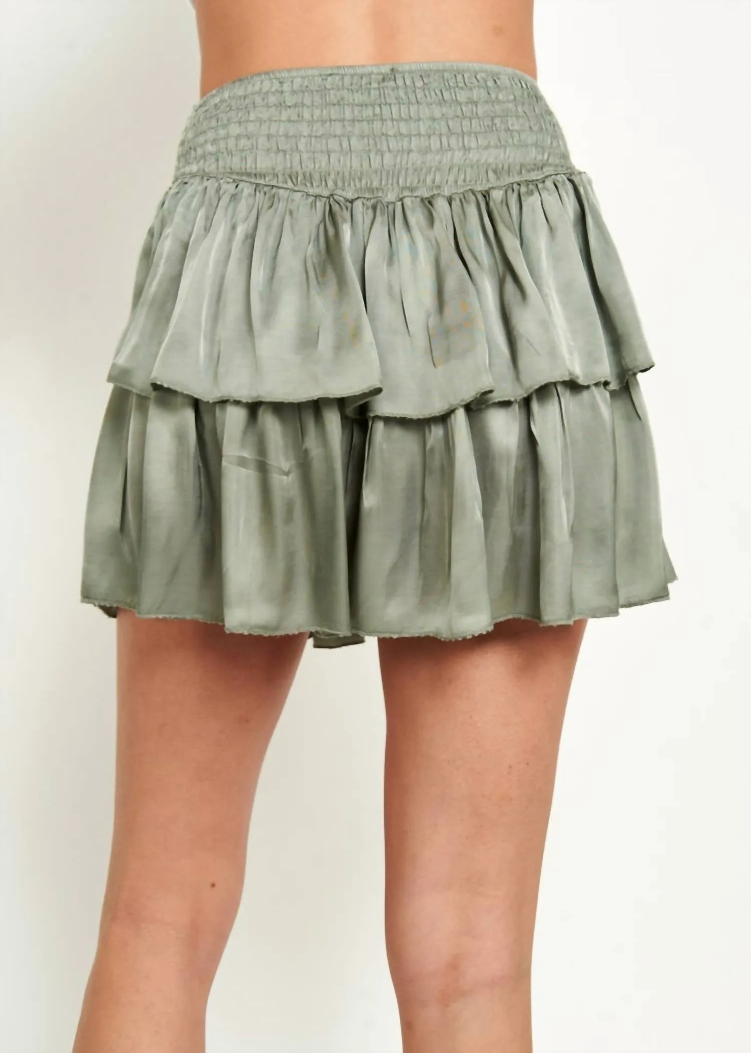 Zaya Skirt In Military