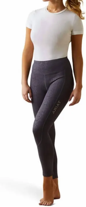 Zia Embossed Leggings In Periscope Activewear Womens - yoga pants clearance