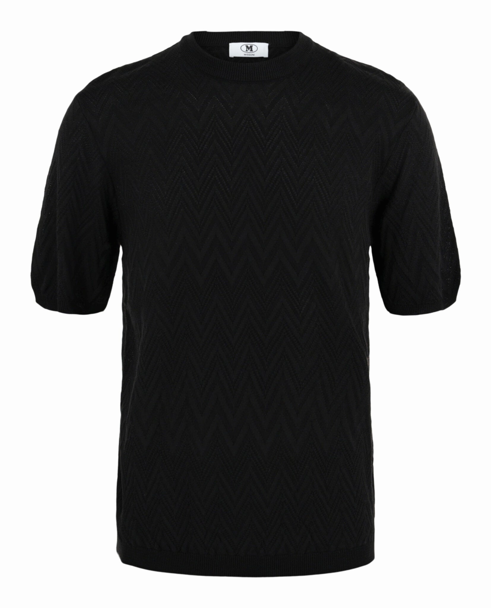 Zig Zag Short Sleeve Sweater knit sweaters cheap