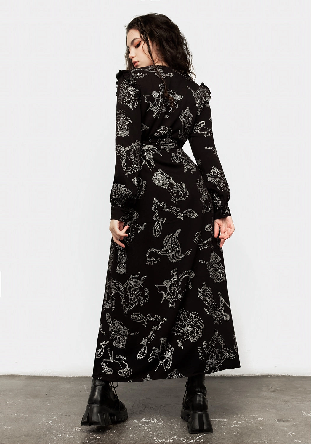Zodiac Maxi Wrap Dress