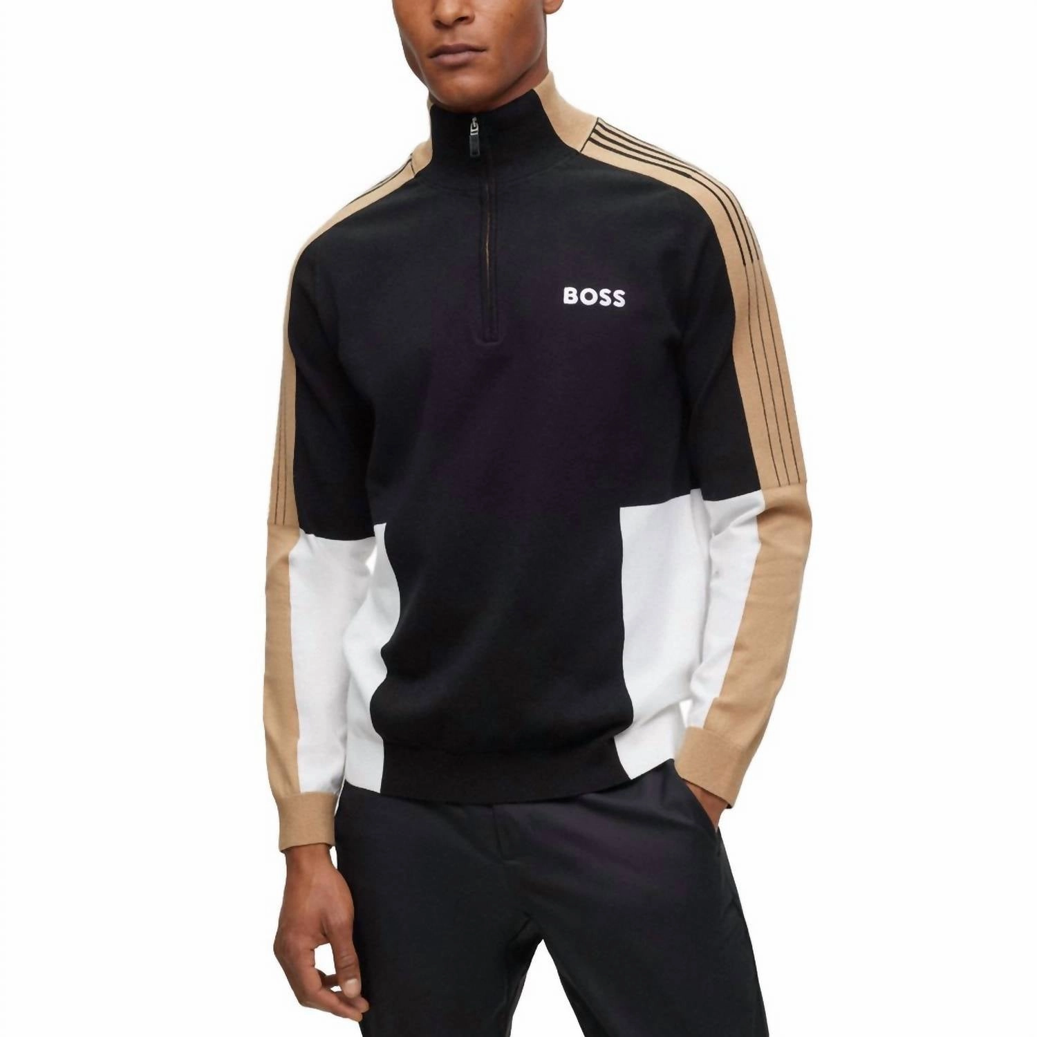 Zolkar Sweater In Black knit sweaters cheap